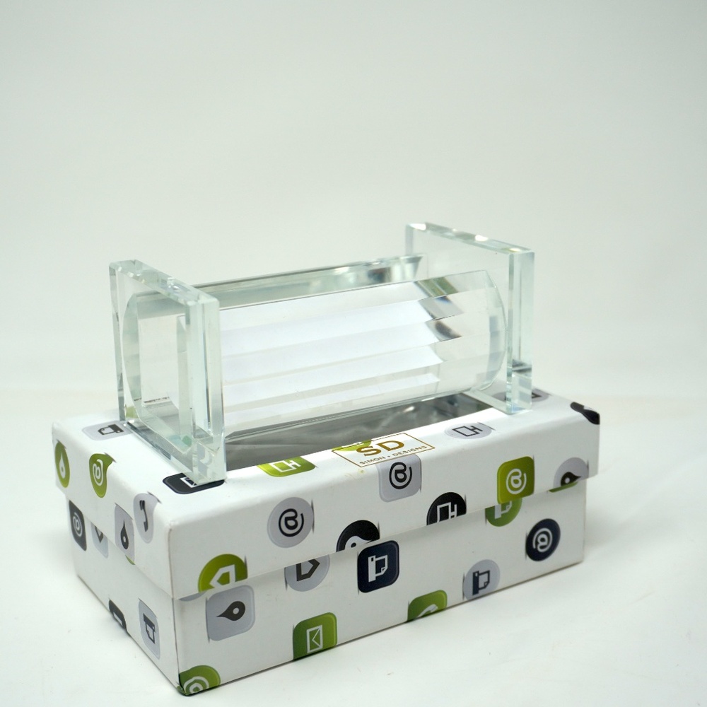 Simon Designs Crystal Business Card Holder